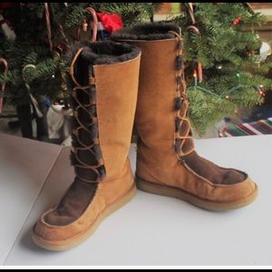 Ugg lace up boots